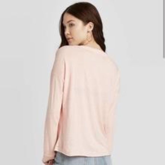 Women's Pink Empower Long Sleeve Graphic T-Shirt M - Picture 2 of 11